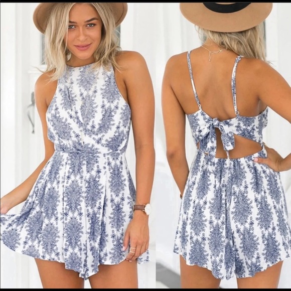 Beautiful Paisley Romper - Picture 1 of 3